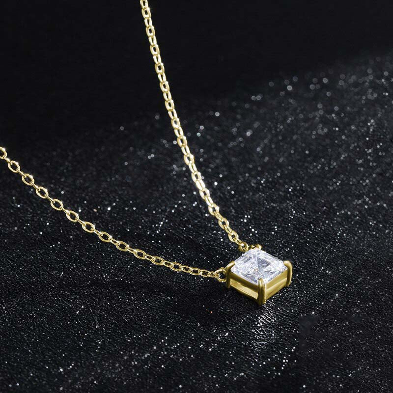 Emerald cut Classic Necklace