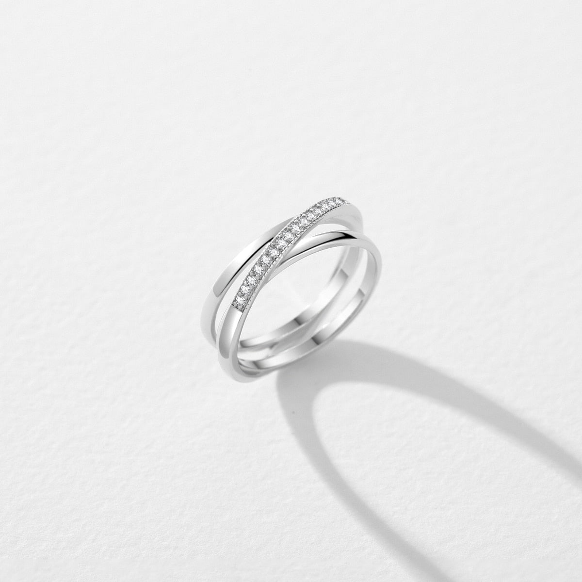 Cross Lines Ring