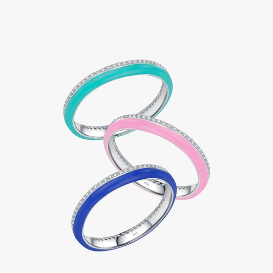 Klein Colorful Enamel Ring