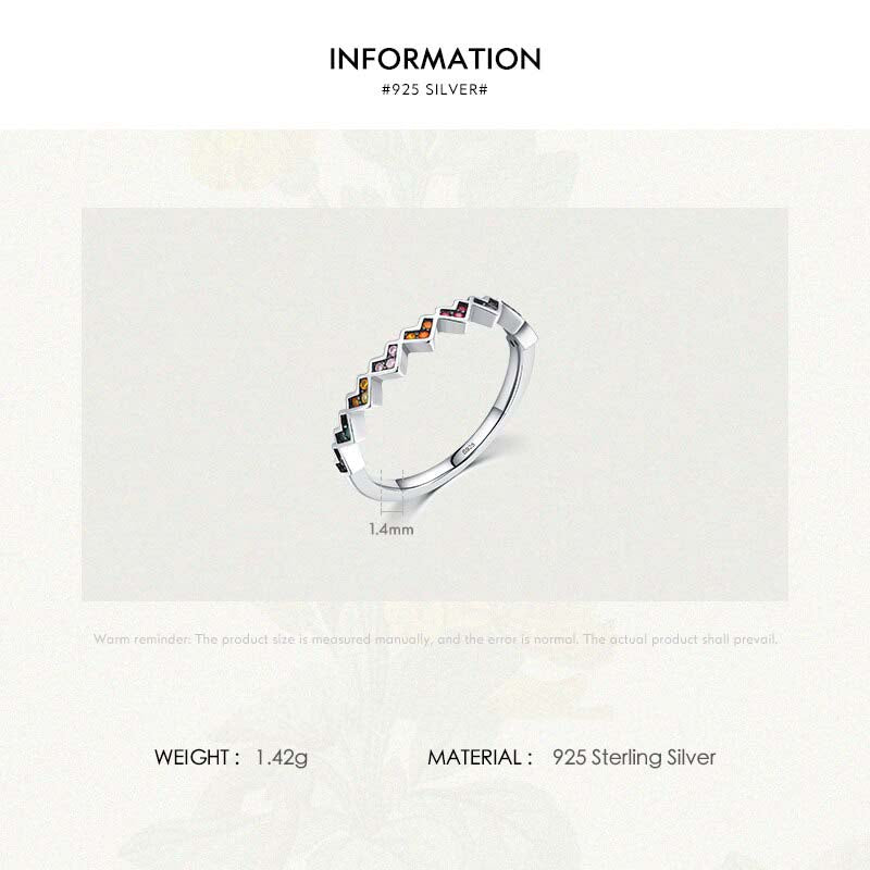 Edgy Hearts Ring