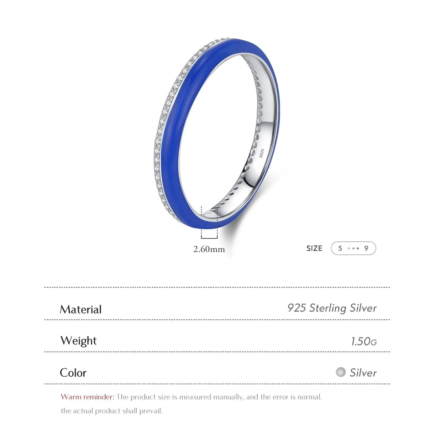 Klein Colorful Enamel Ring