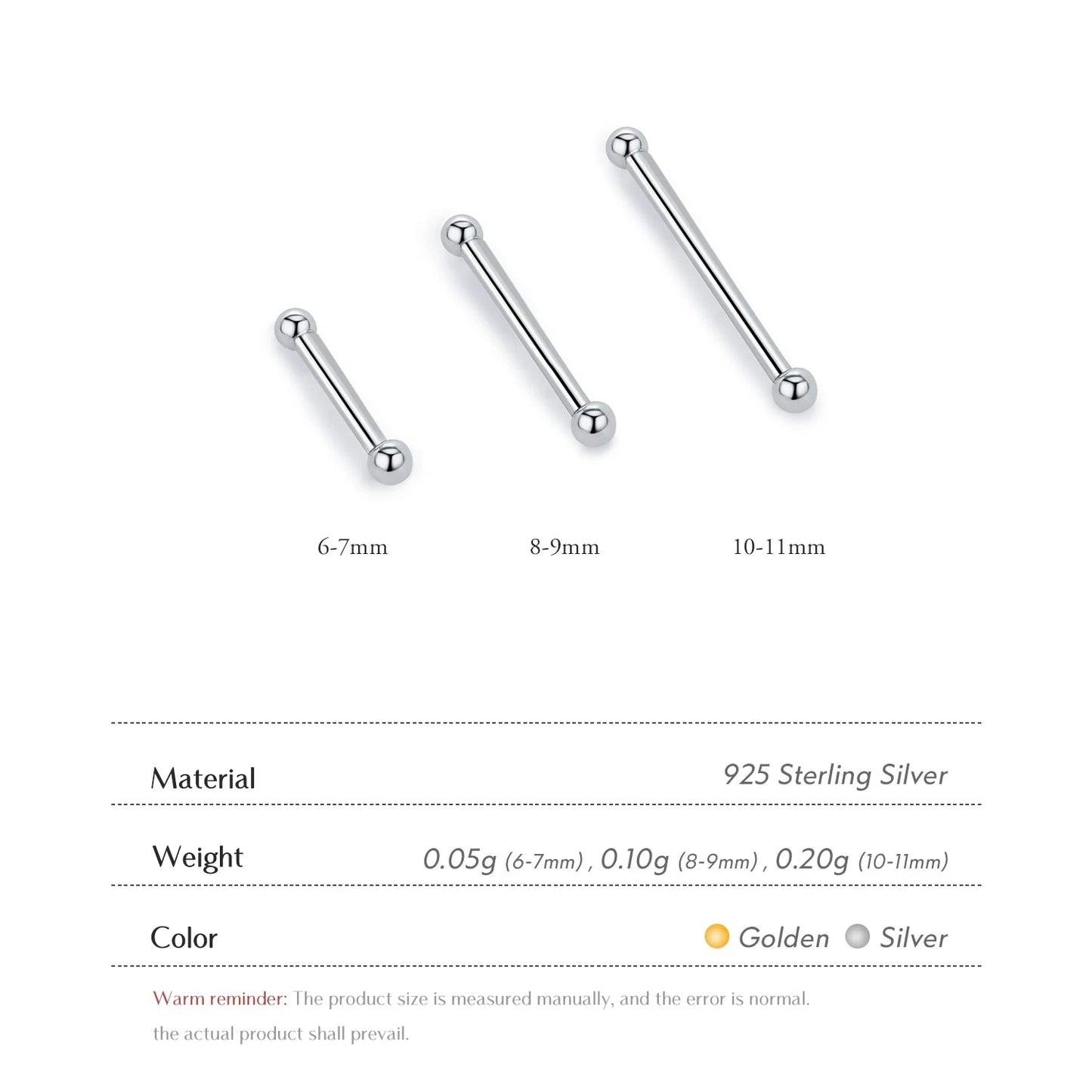 Tiny Ear Bone Stud Earrings