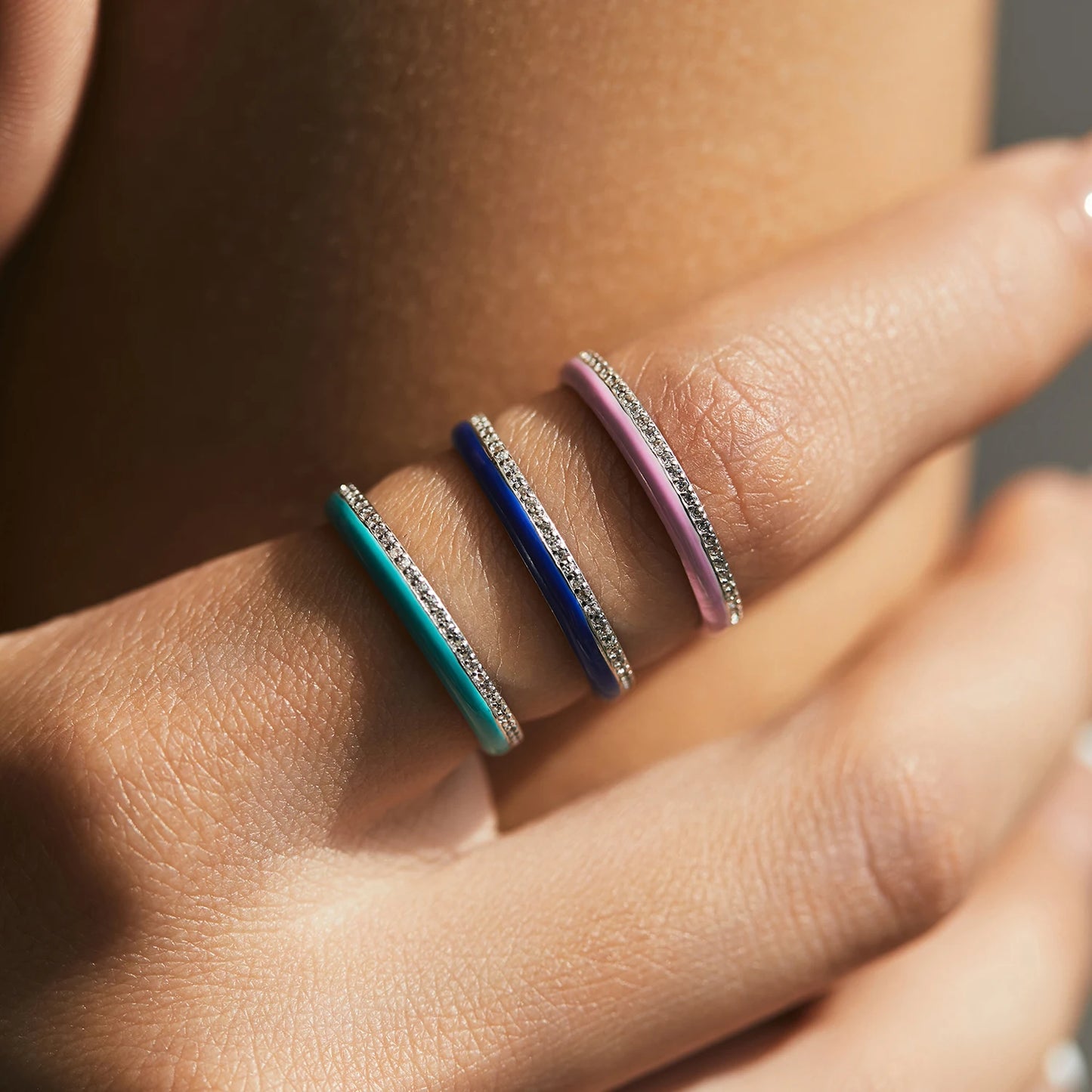 Klein Colorful Enamel Ring