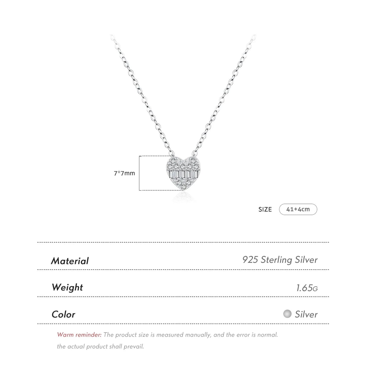 Shinning Heart Necklace