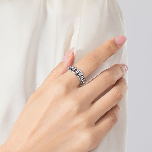 Vintage Daisy Flower Ring