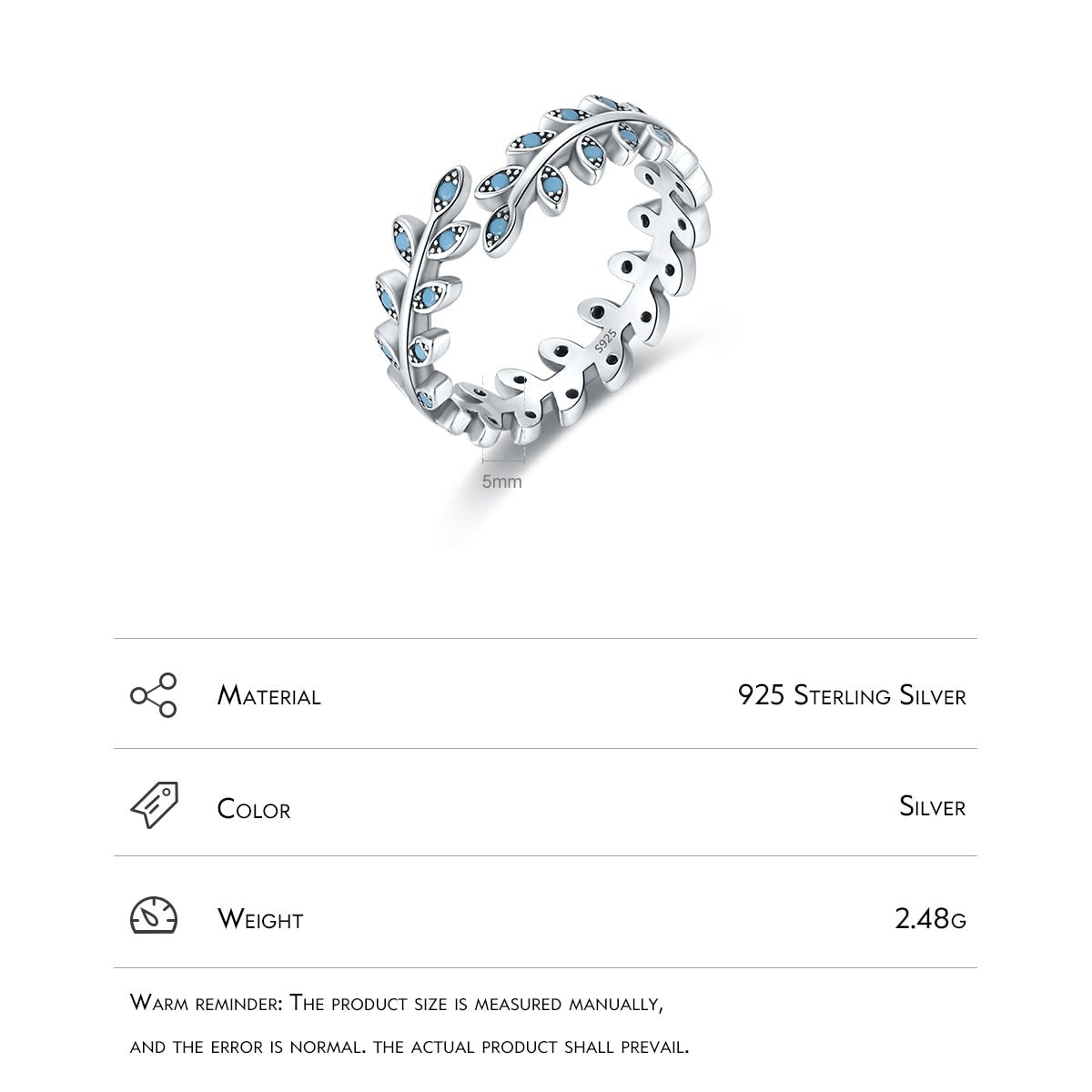 Luck Charm Leaf Ring