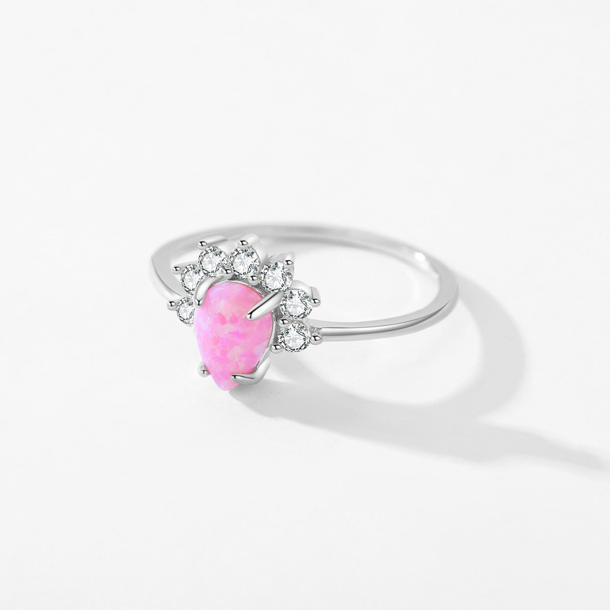 Pinky Opal Ring