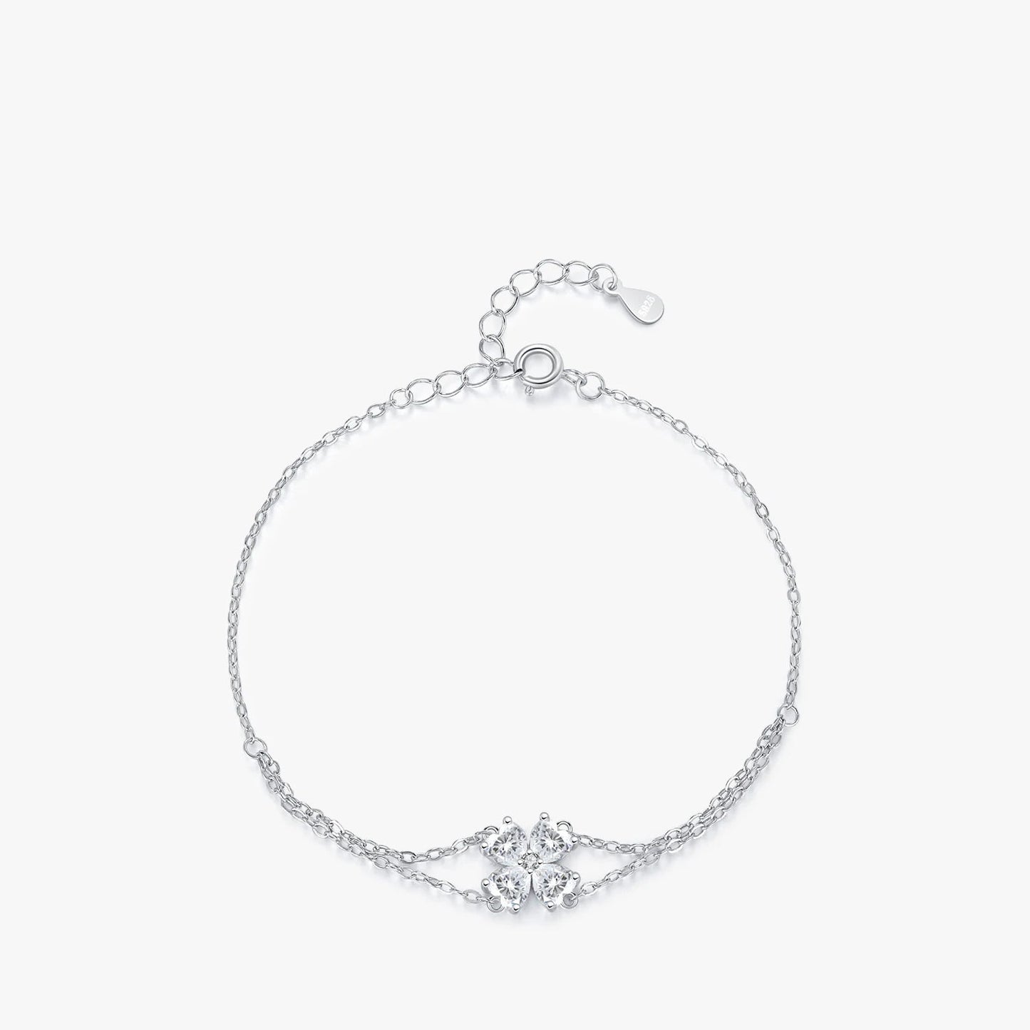 Double Layer Flower Bracelet