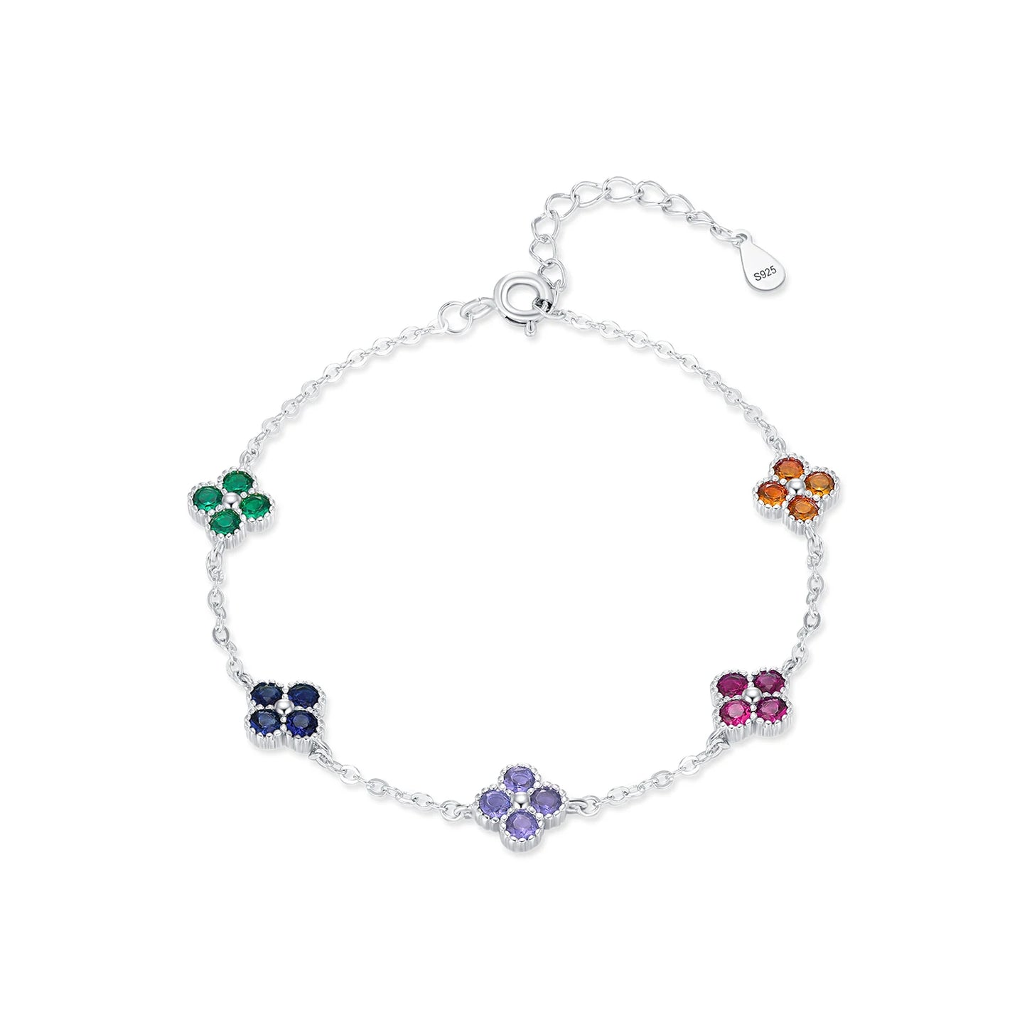 Leaf Clover Colorful Bracelet