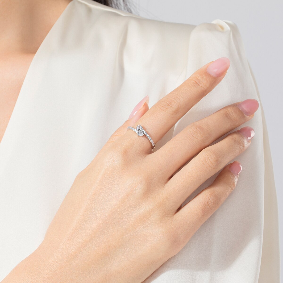 Heart to Heart Ring (Comes with a Card Love letter)