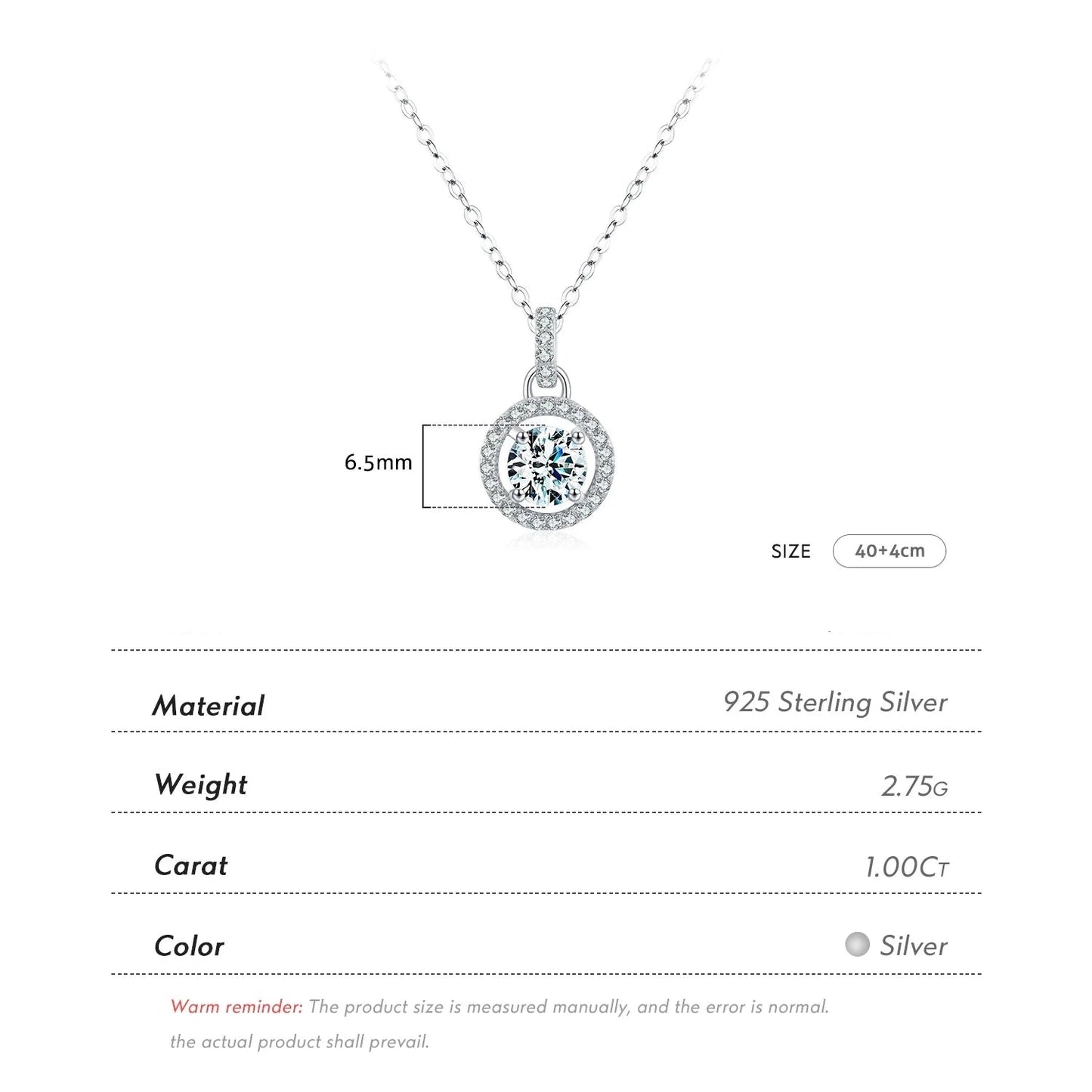 I-Am-Special Moissanite Necklace