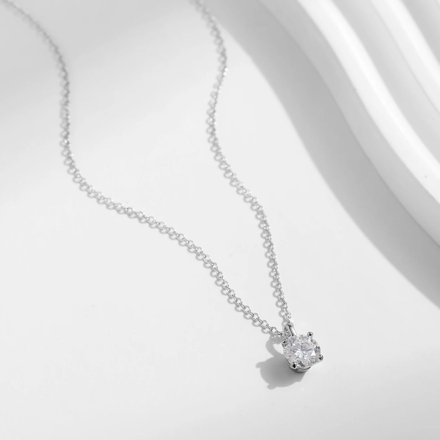 1CT Moissanite Necklace