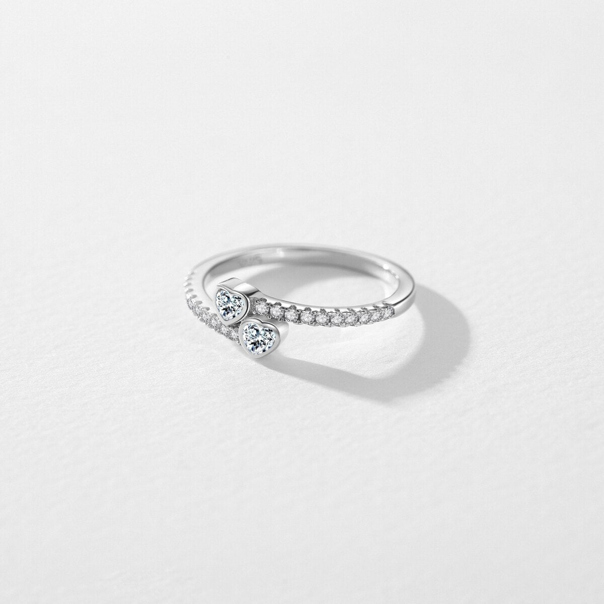 Heart to Heart Ring (Comes with a Card Love letter)