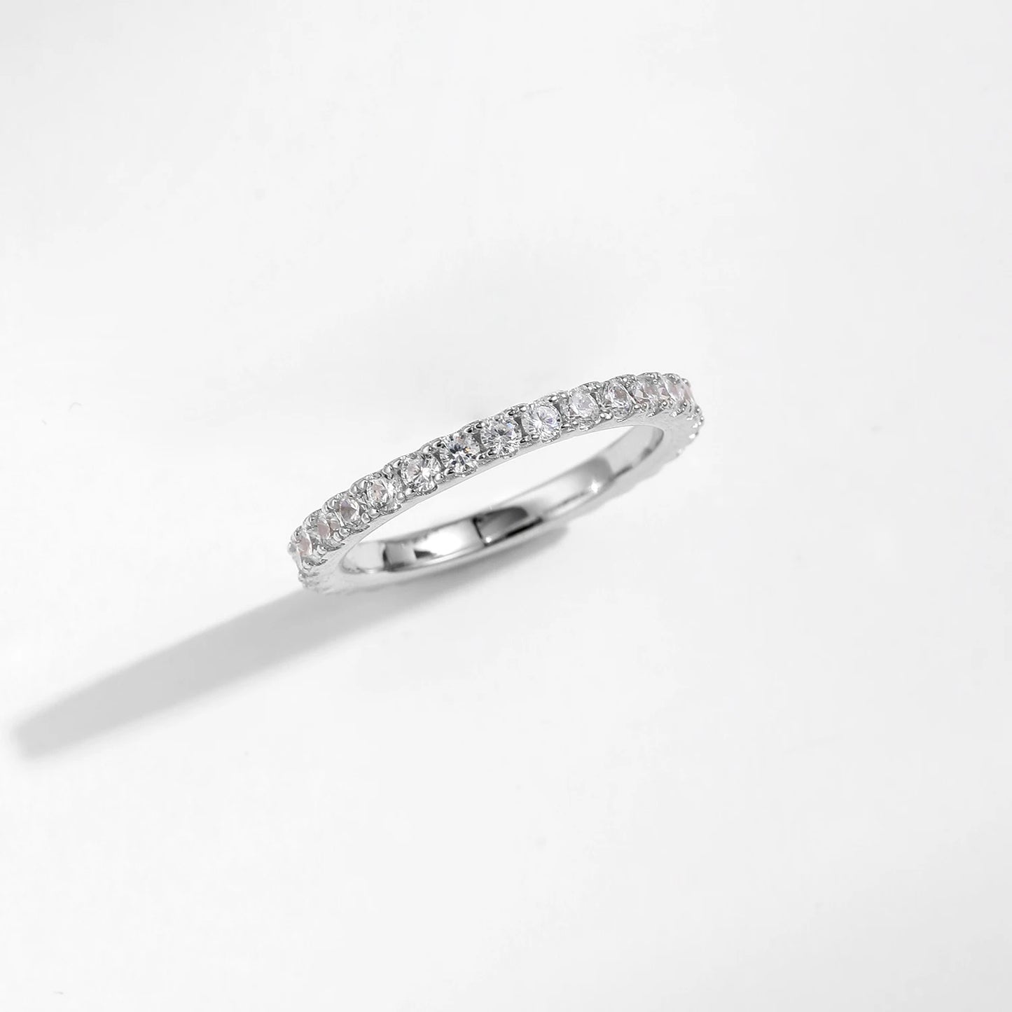 Precious Luxury D Color Moissanite Stackable Ring