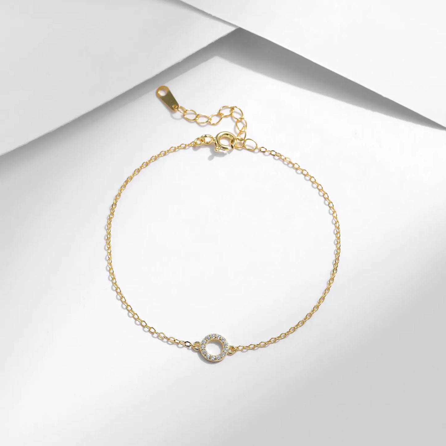 Hollow Circle Gold Bracelets