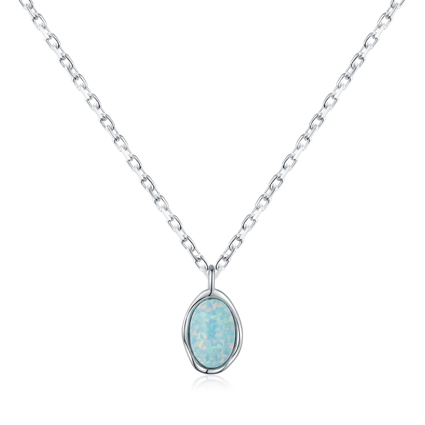 Vintage Rippled Opal Necklace