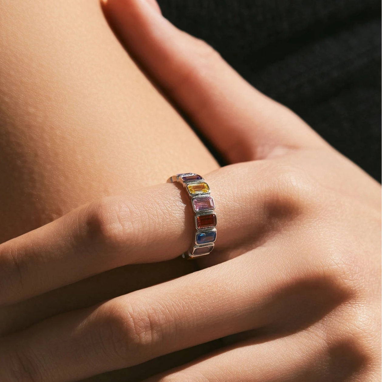 Leaf, Clover, Heart & Eternity Stackable Ring