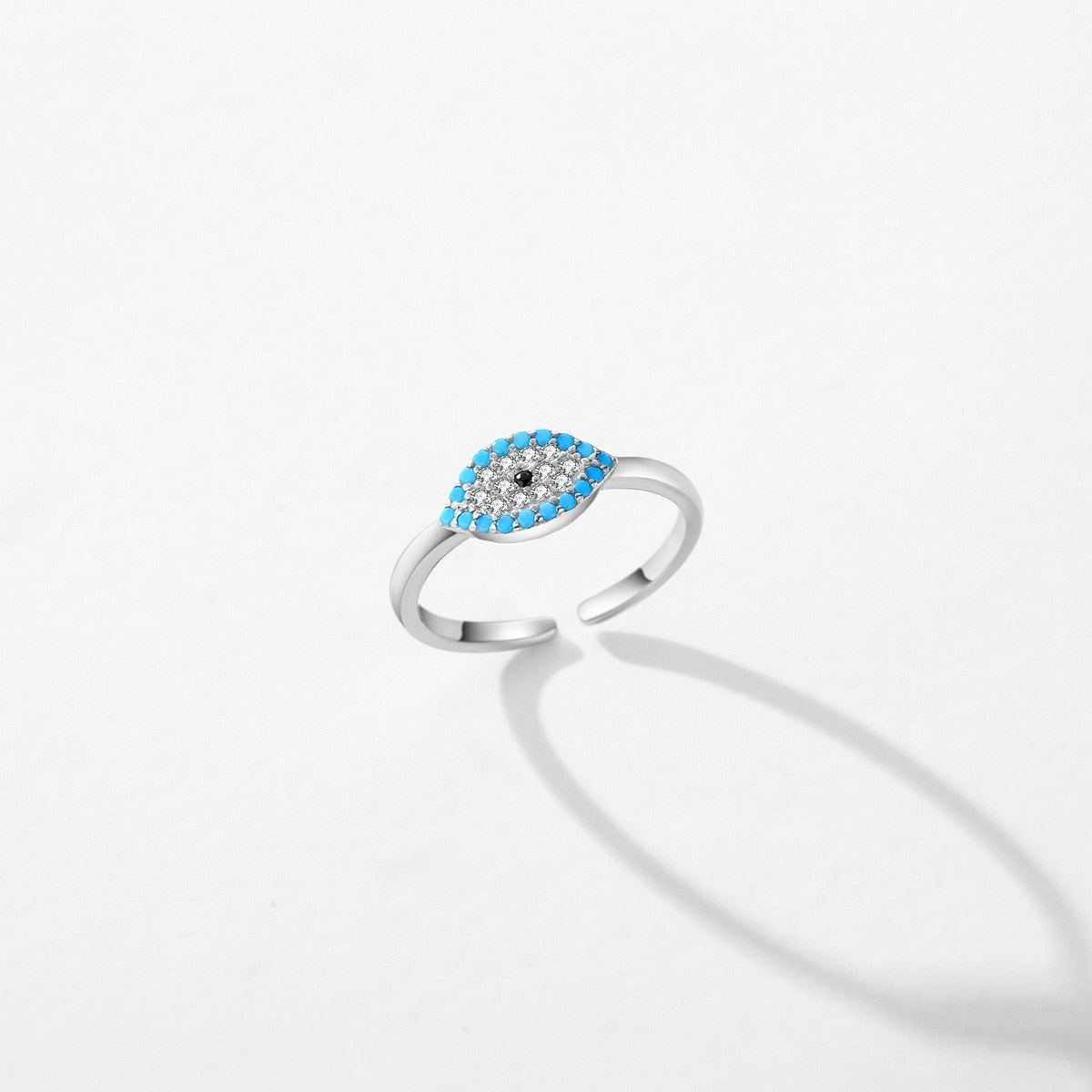 Trendy Blue Eye Turquoise Ring
