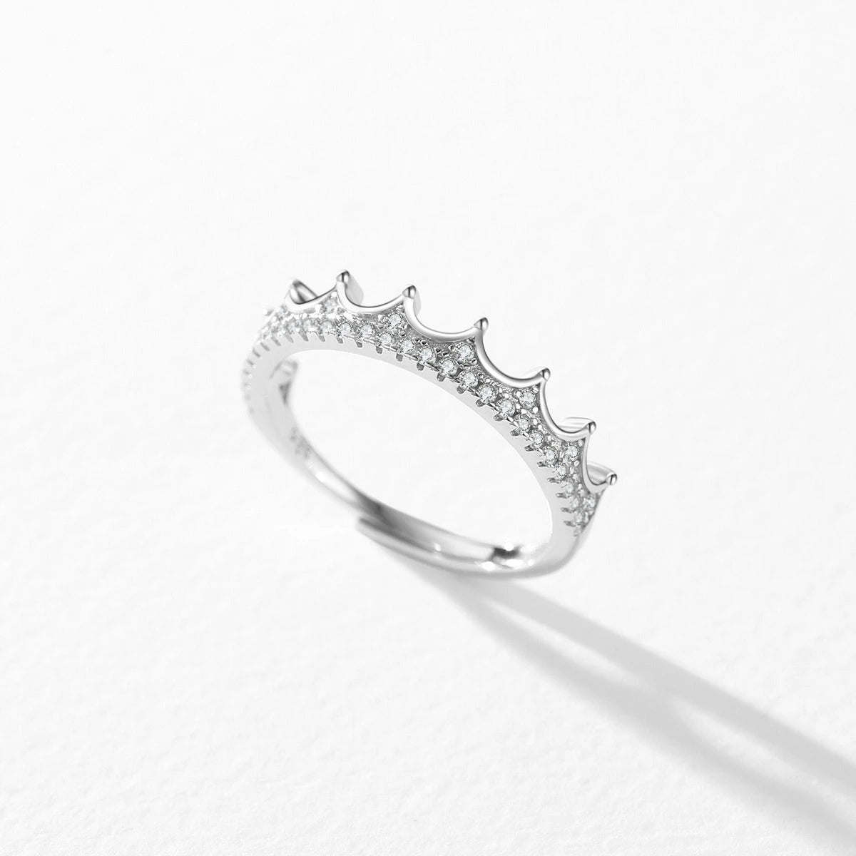 Majestic Crown Adjustable Size Ring