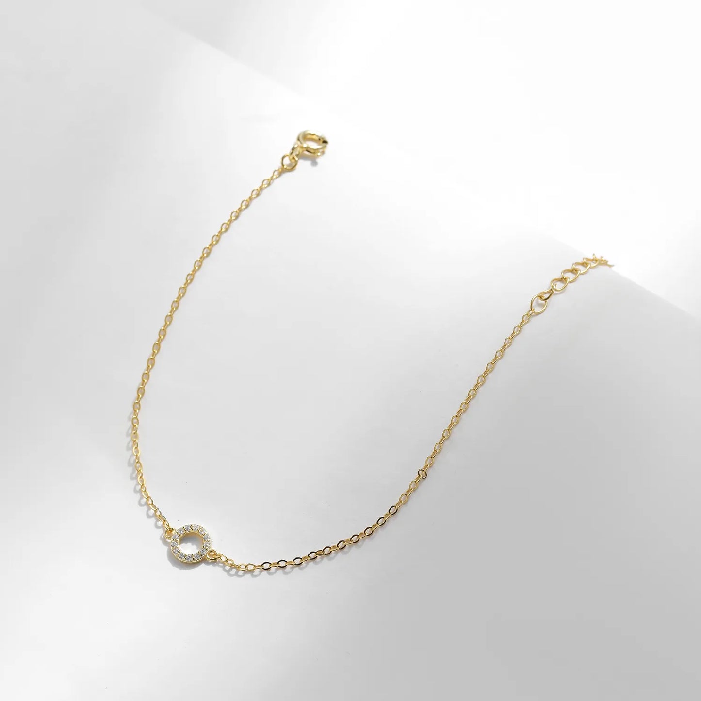 Hollow Circle Gold Bracelets