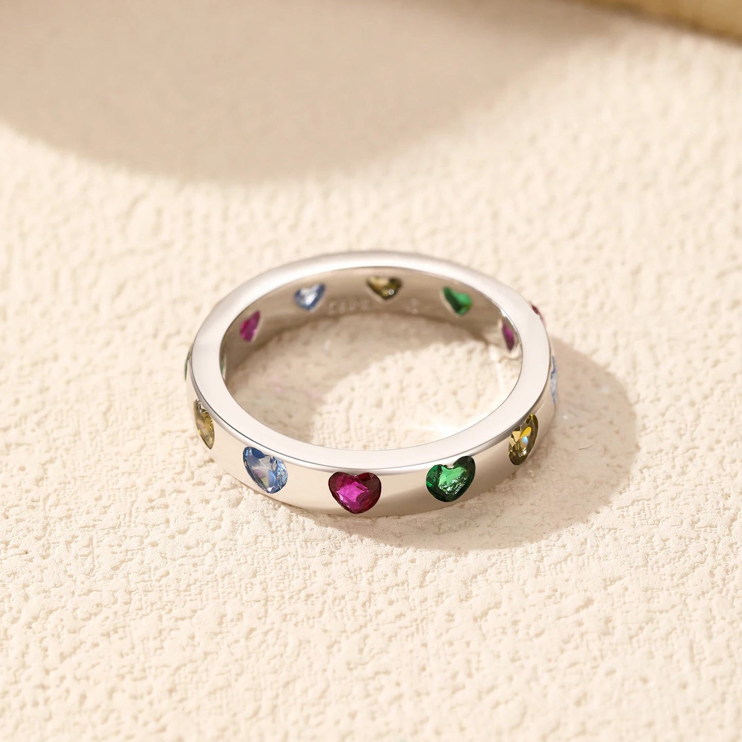 Leaf, Clover, Heart & Eternity Stackable Ring