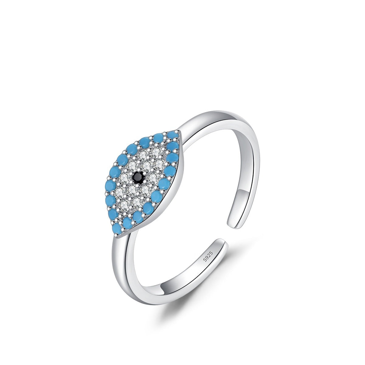 Trendy Blue Eye Turquoise Ring