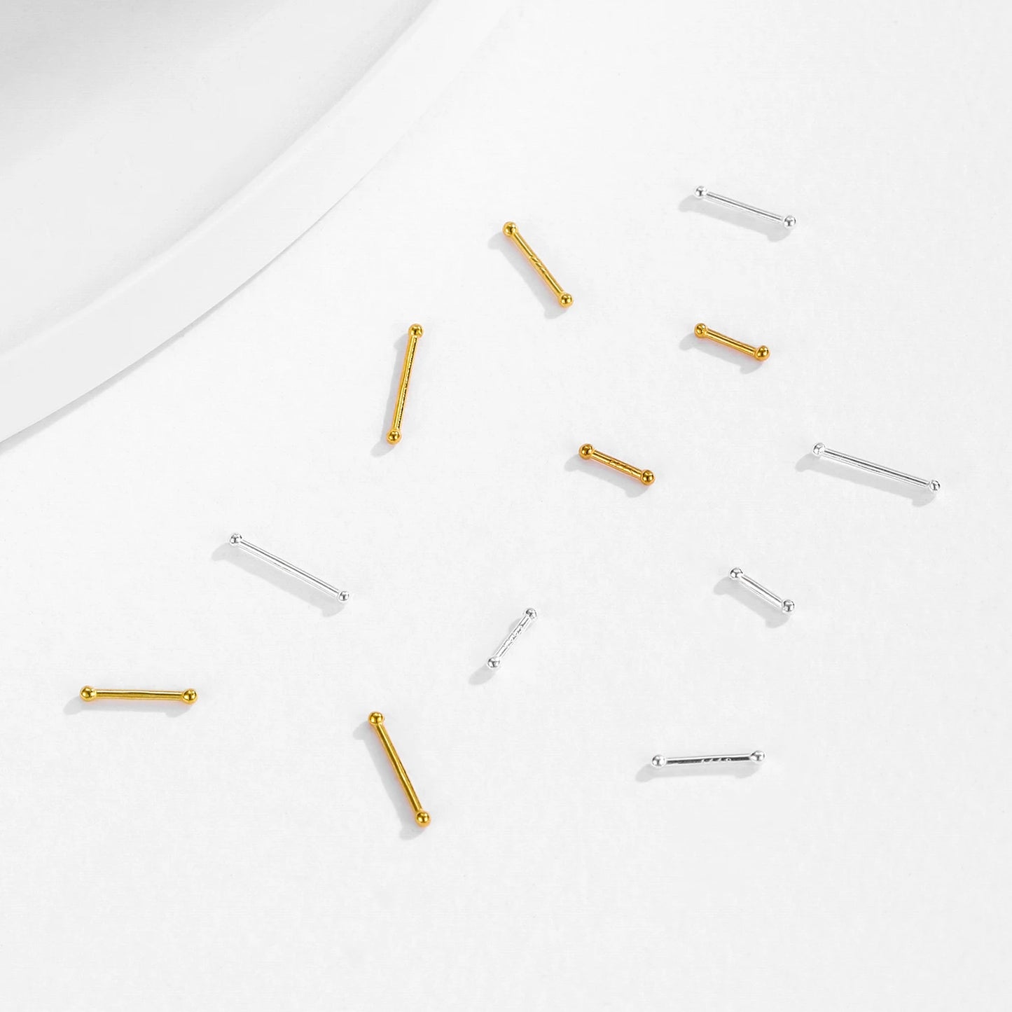Tiny Ear Bone Stud Earrings