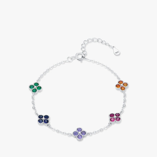 Leaf Clover Colorful Bracelet
