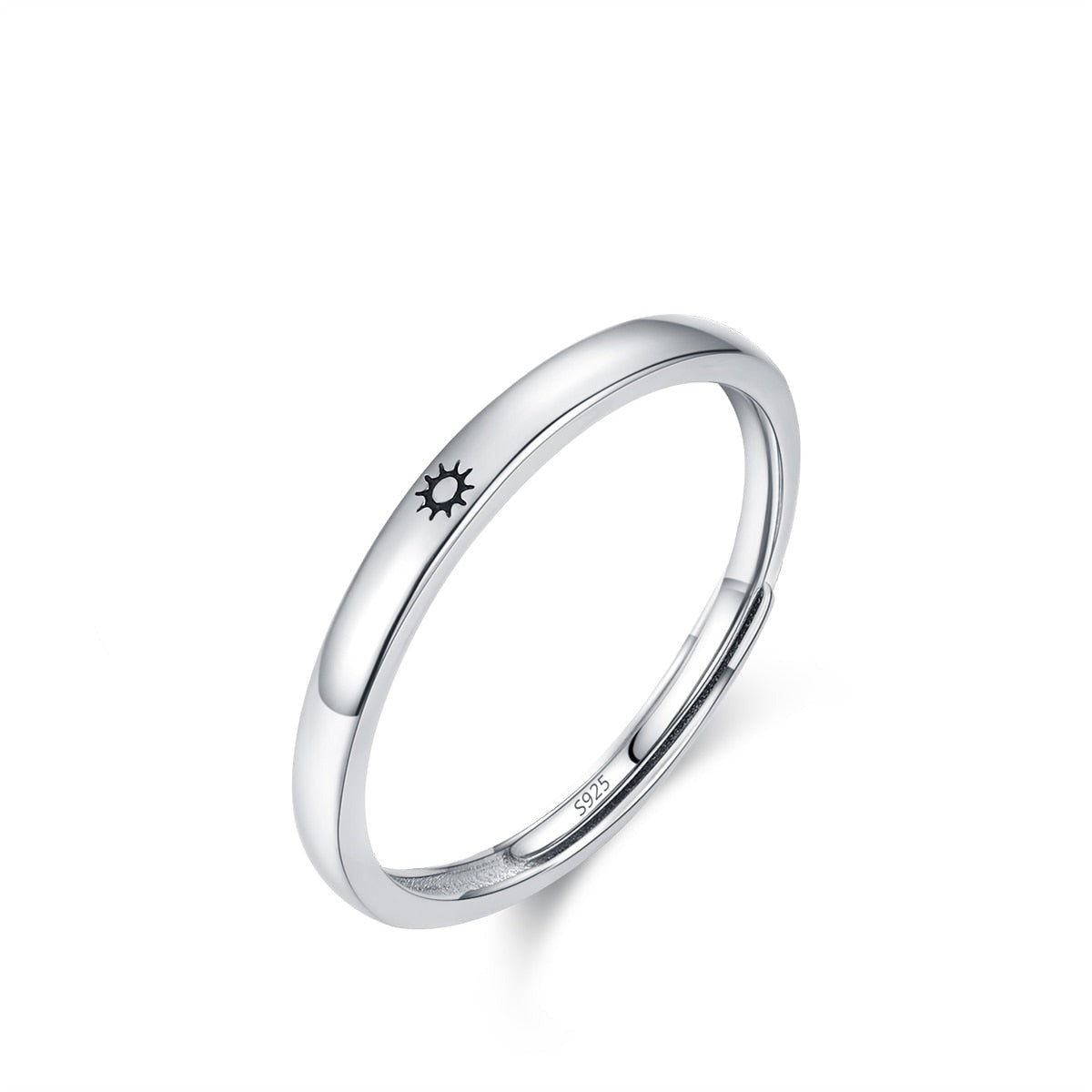 Romantic Moon Sun Rings For Couple