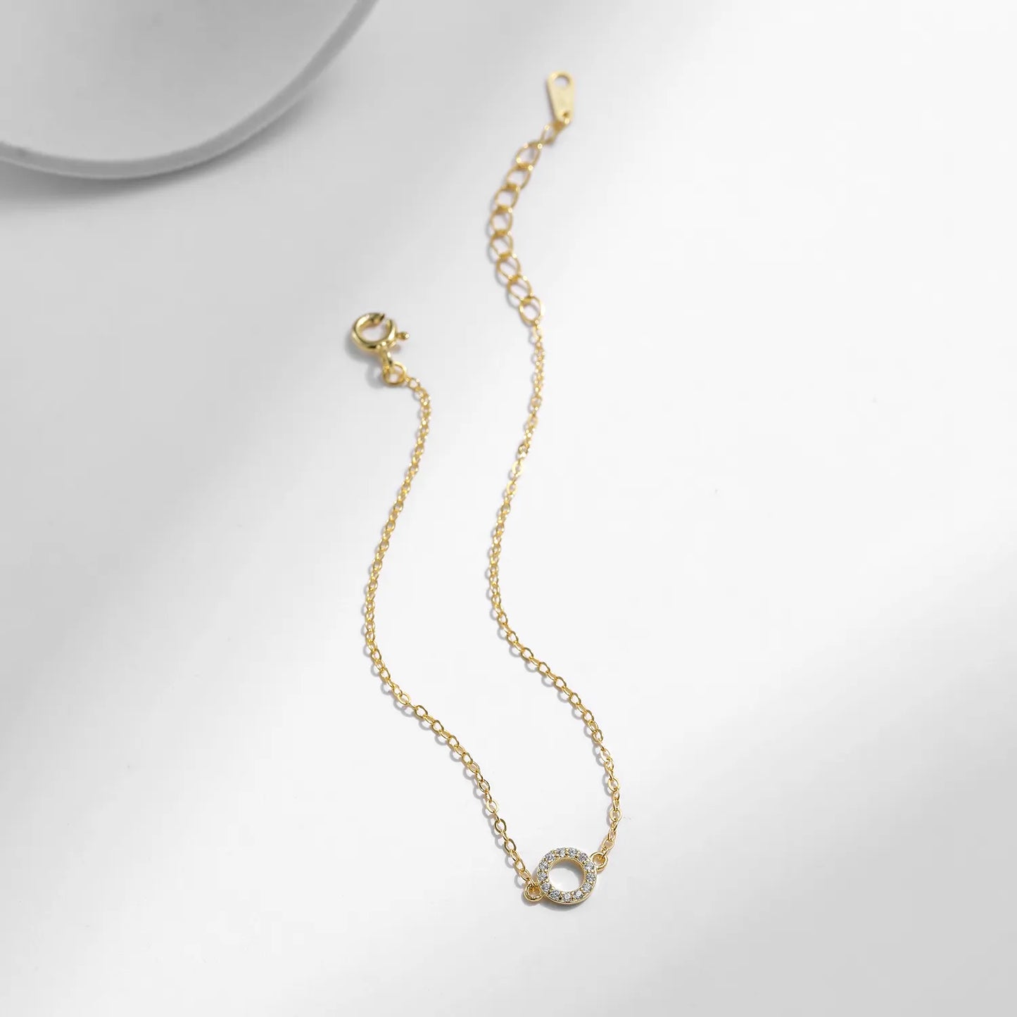 Hollow Circle Gold Bracelets