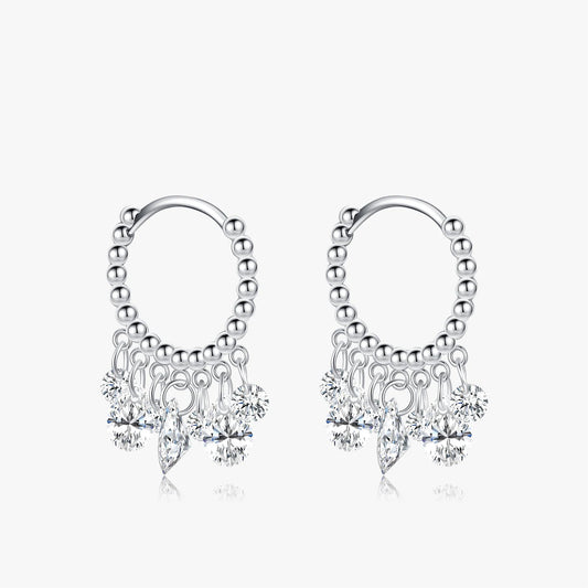 Sparkling Dangle Earrings