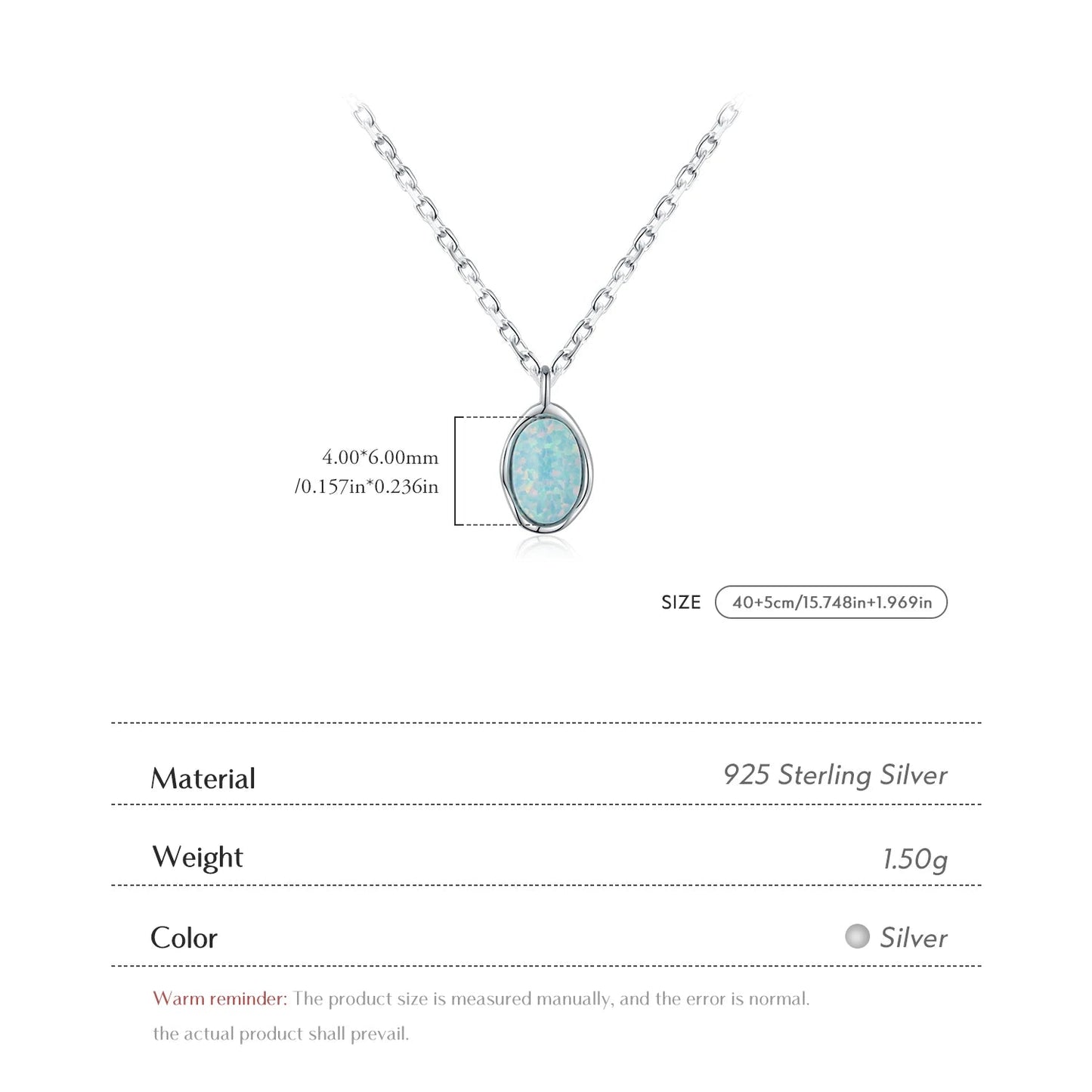 Vintage Rippled Opal Necklace