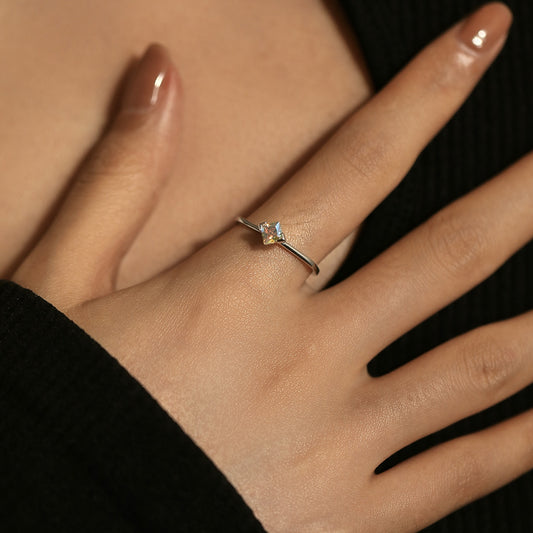 Colorful Square Geometric Ring