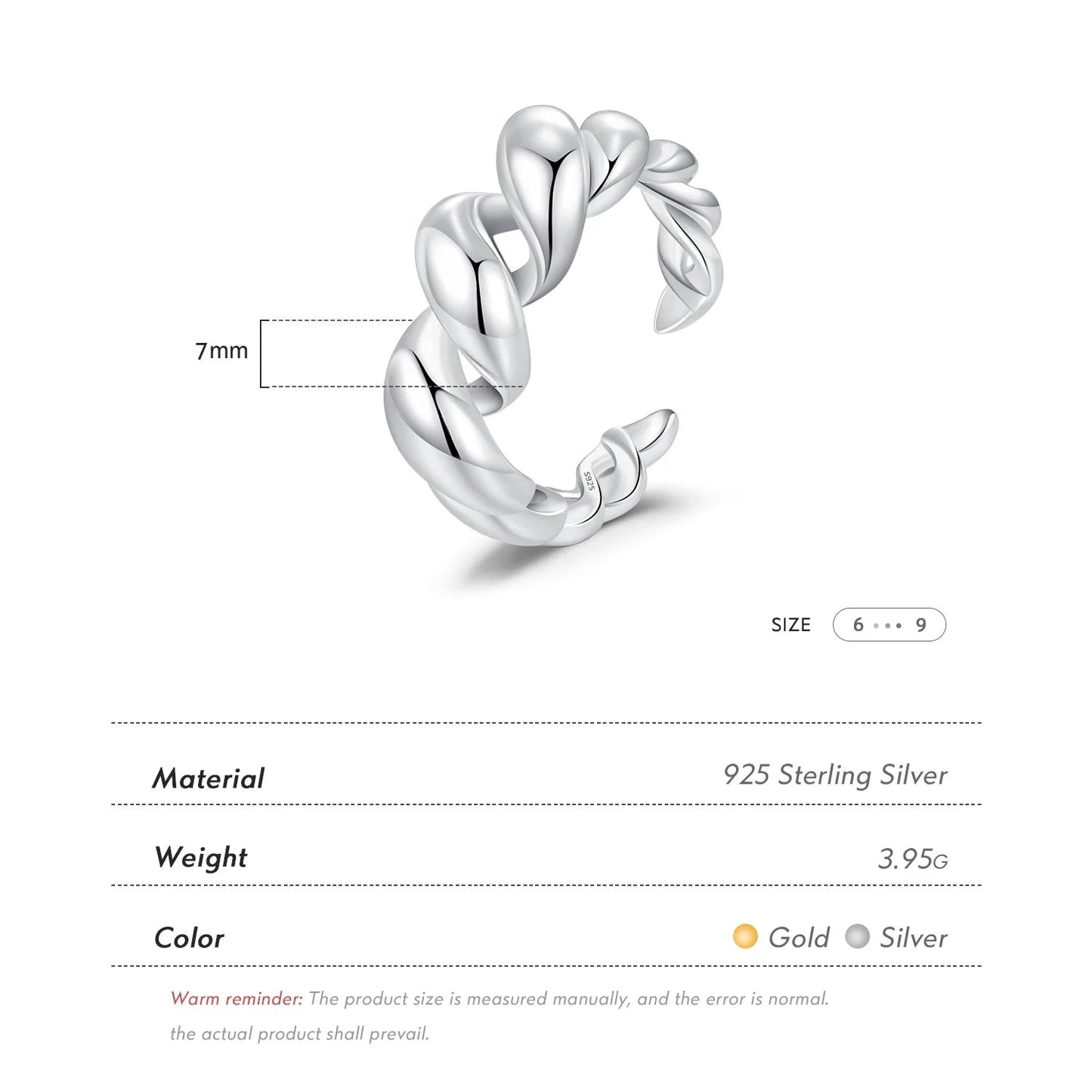 Smooth Twisted Ring