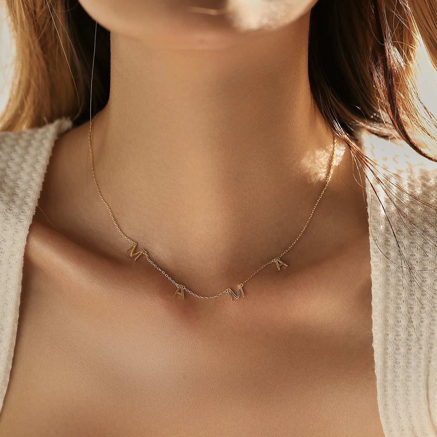 Simple MAMA Necklace
