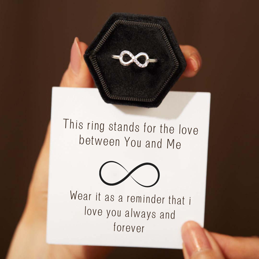 Infinity Love Ring(With Description Letter)