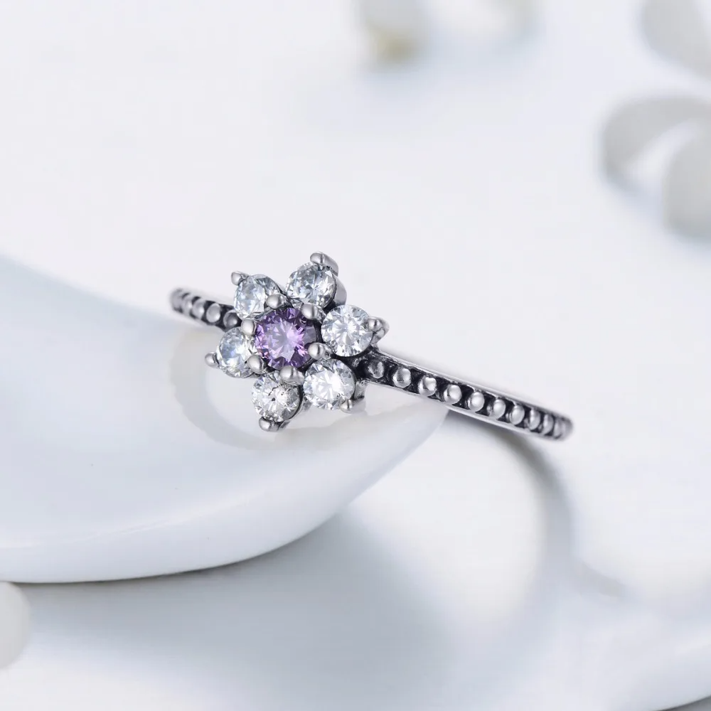 Purple flowers Ring