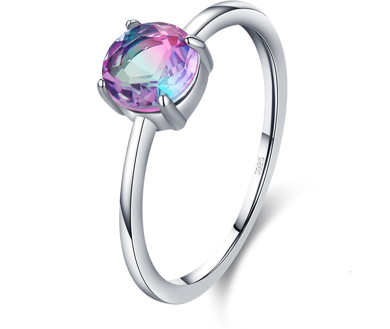 Round Candy Tourmaline Ring - RawaJewels