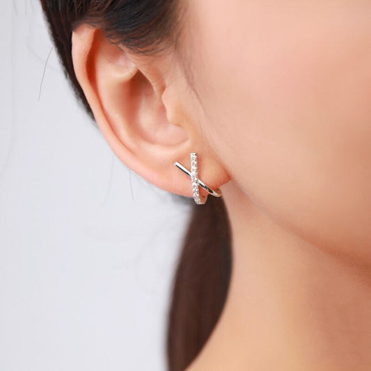 X Shape Earring - RawaJewels