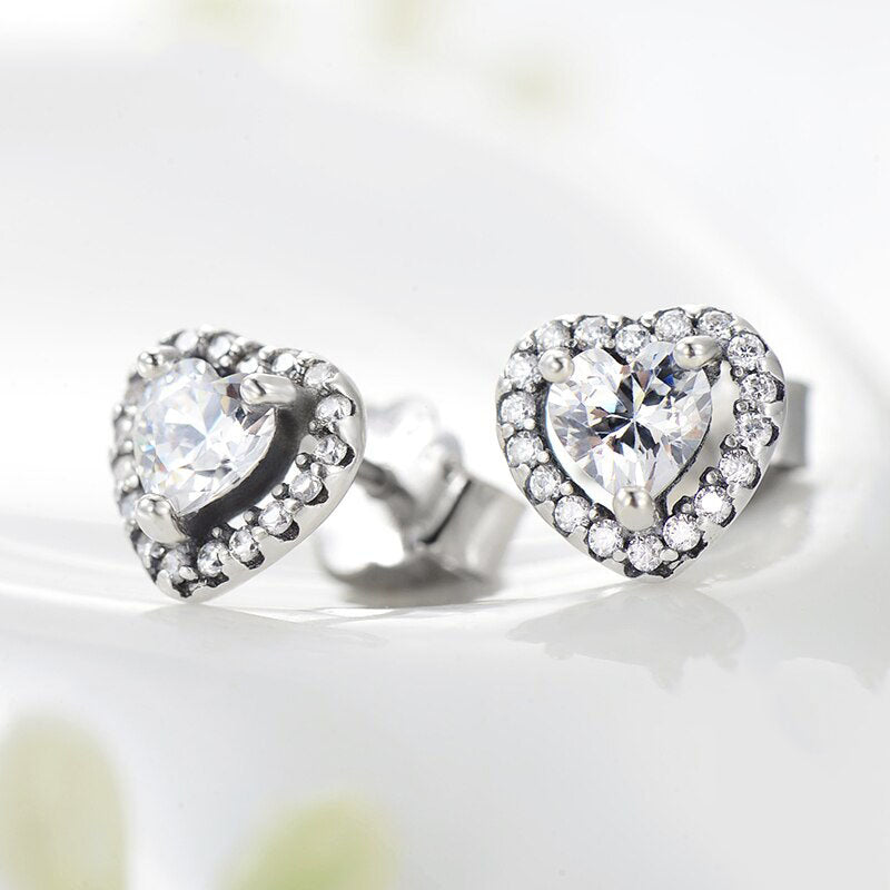 Small Heart Earrings - RawaJewels