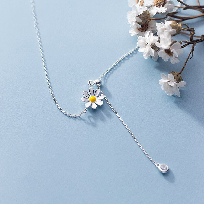 Daisy Tassel Necklace - RawaJewels