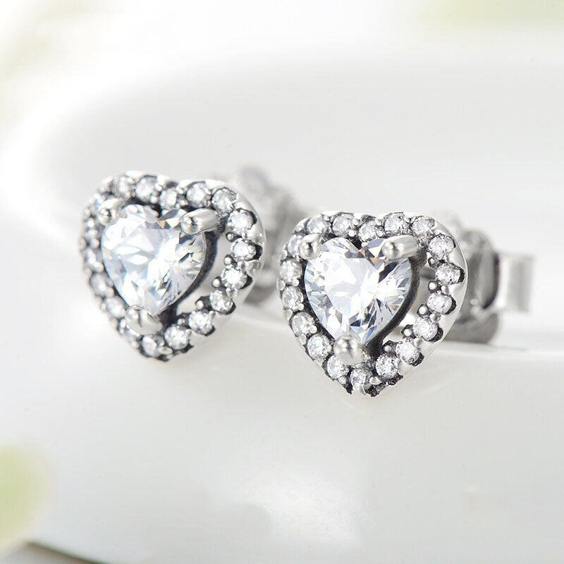 Small Heart Earrings - RawaJewels