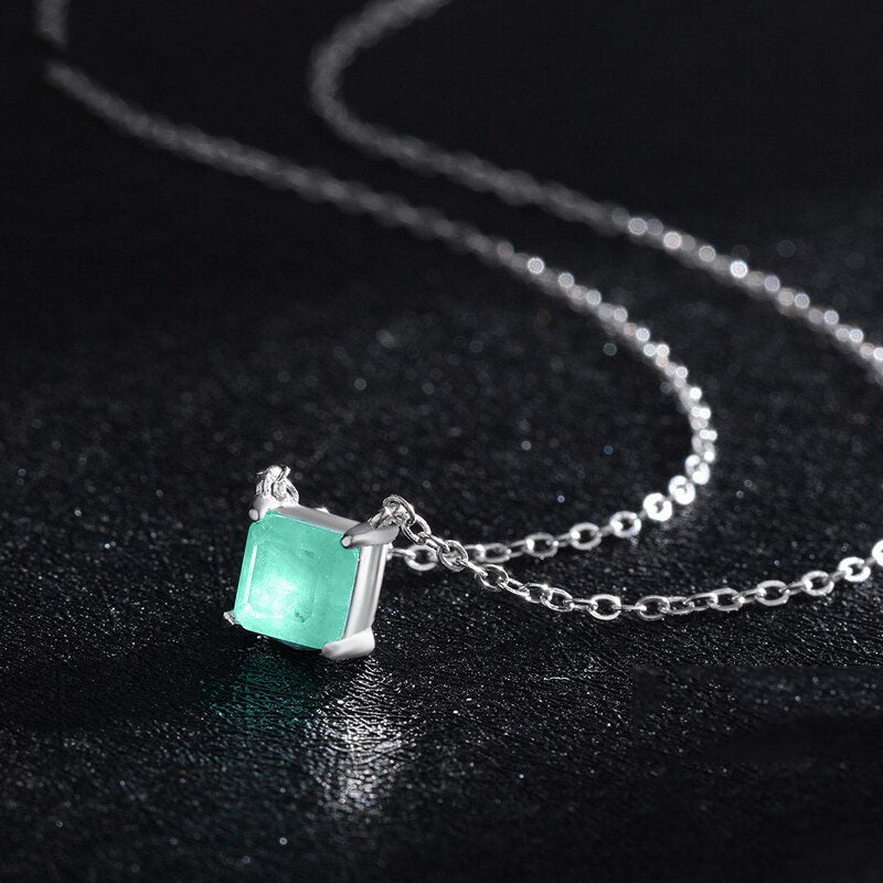 Green Tourmaline Necklace - RawaJewels