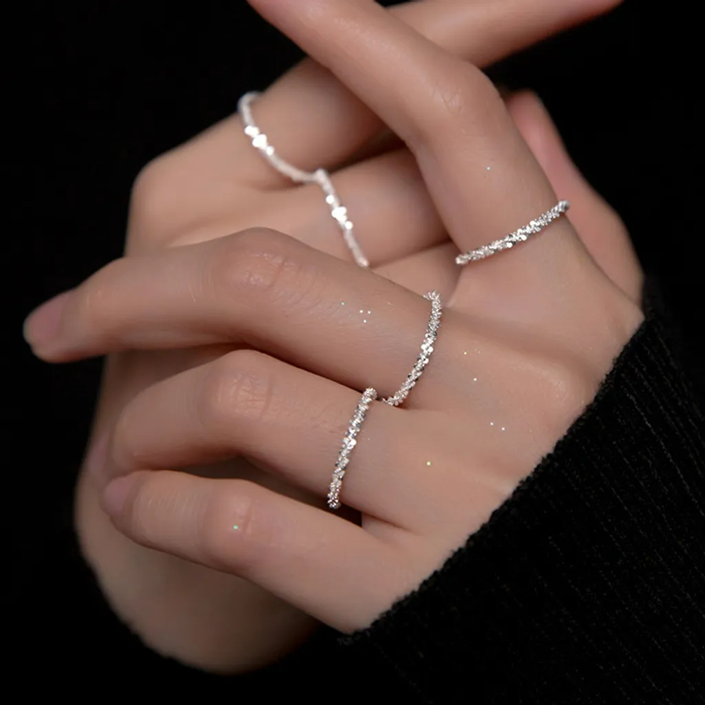 Cute Adjustable Shiny Ring