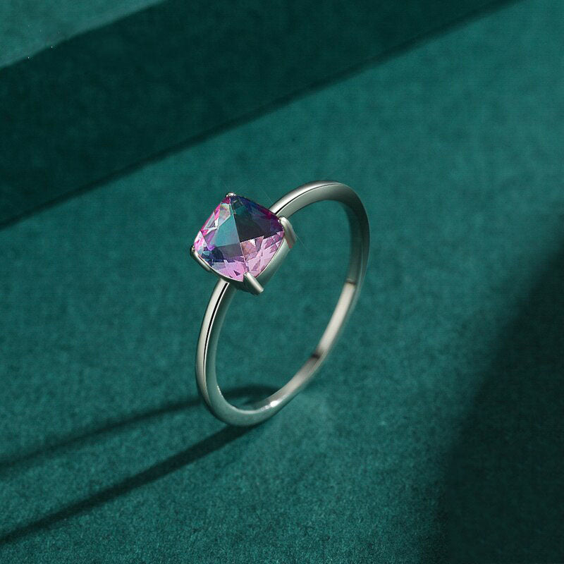 Cubic Candy Tourmaline Ring - RawaJewels