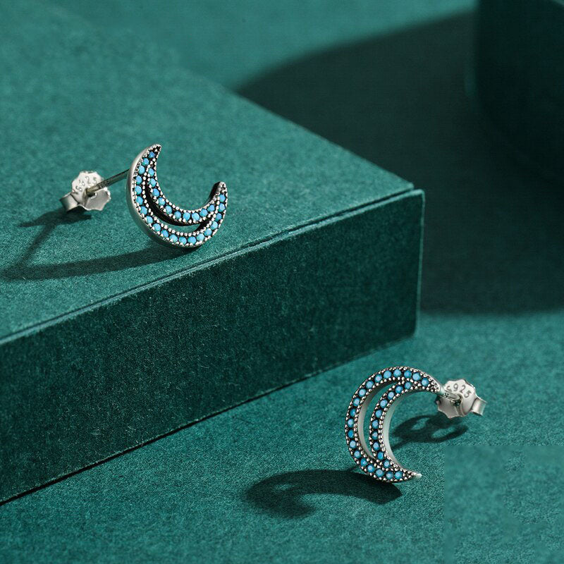 Blue Moon Earrings - RawaJewels