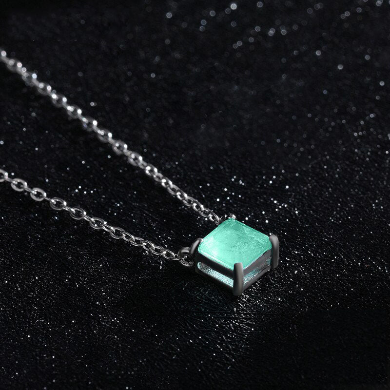 Green Tourmaline Necklace - RawaJewels