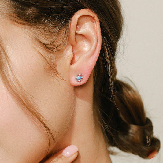The Center Stud Earrings - RawaJewels