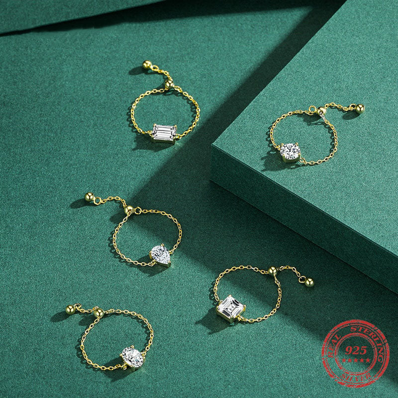 5 Style Link Chain Ring