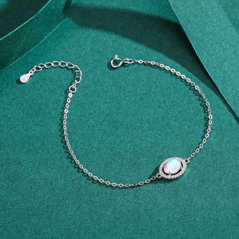 Moonstone Chain Bracelet - RawaJewels